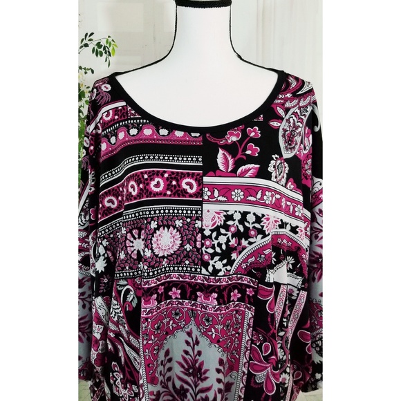 Dress barn pink tunic top plus size 22W 24W - Picture 5 of 8